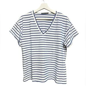 Weekend Maxmara Stripes V-Neck Shirt